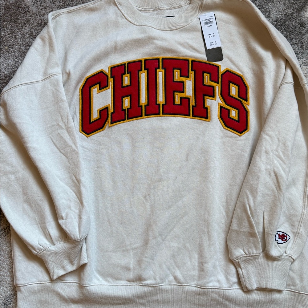 Abercrombie Chiefs Cream Sweatshirt